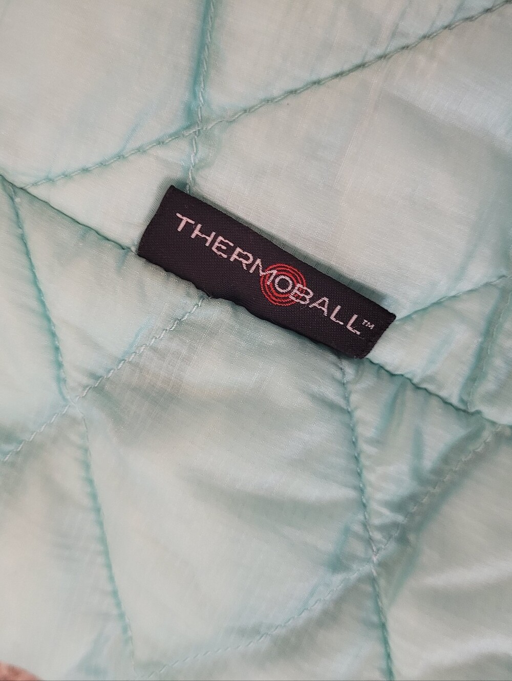 The North Face Thermoball Women’s Mint Quilted Insulated Puffer Jacket Size M - Picture 5 of 6